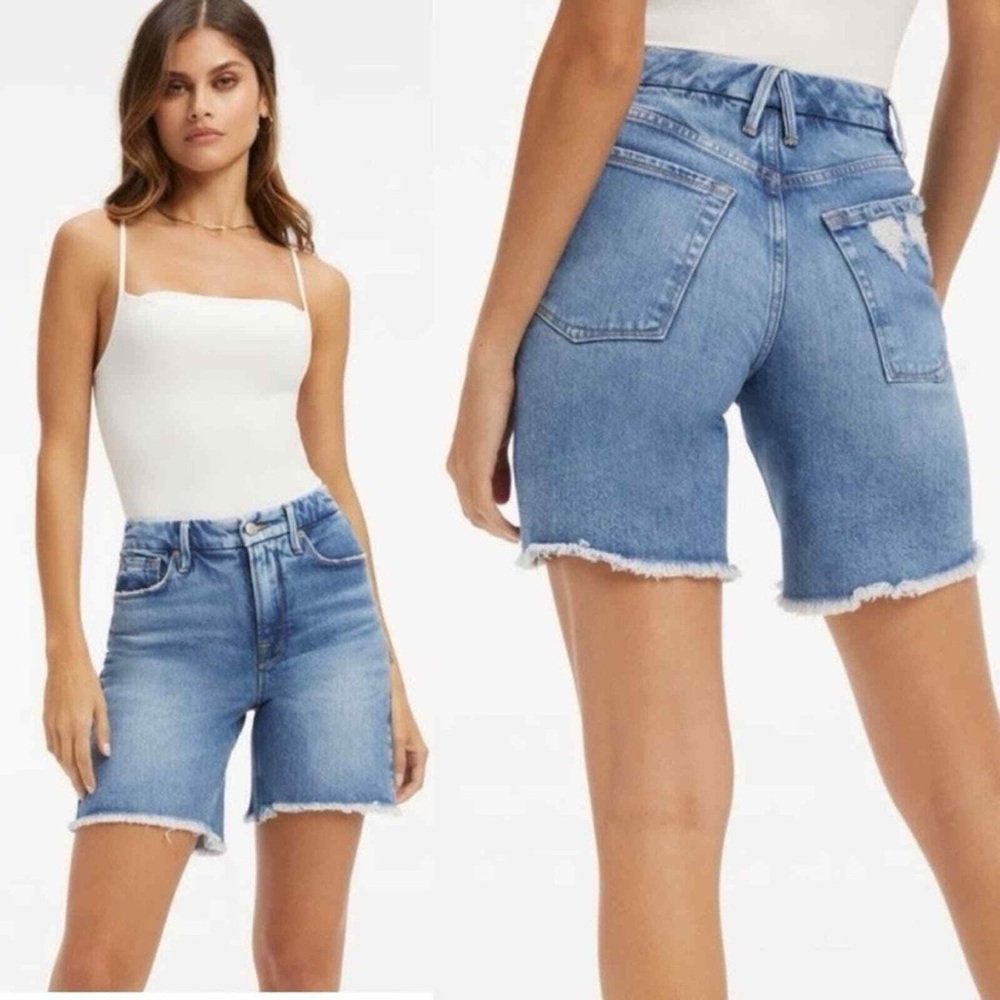Good American Bermuda Jean Shorts